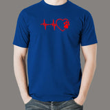 Paw Heartbeat T-Shirt For Men