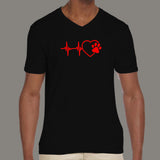 Paw Heartbeat T-Shirt For Men