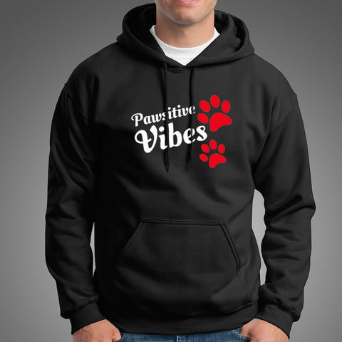 Pawsitive Vibes Men's Animal Lover Hoodies Online India