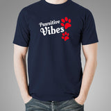 Pawsitive Vibes Men's Animal Lover T-Shirt
