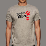 Pawsitive Vibes Men's Animal Lover T-Shirt