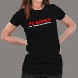 PC Gaming 144 FPS PC Gamer T-Shirt For Women India