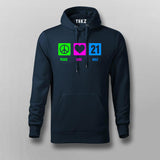 Peace Love Half Marathon Cotton Marathoner T-shirts For Men