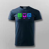 Peace Love Half Marathon Cotton Marathoner T-shirts For Men