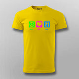 Peace Love Half Marathon Cotton Marathoner T-shirts For Men