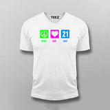 Peace Love Half Marathon Cotton Marathoner T-shirts For Men