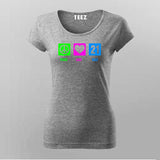 Peace Love Half Marathon Cotton Marathoner T-shirts  For Women