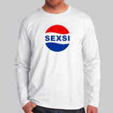 Pepsi Parody Sexsi Full Sleeve T-Shirt For Men Online India