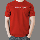 Perl Hackers Hashbang T-Shirt For Men Online India