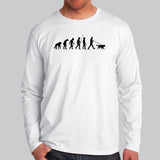 Dog Evolution Full Sleeve T-Shirt Online India