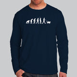 Funny Dog Owner Evolution Men's Dog Evolution T-Shirt