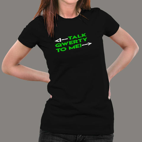 Pick up Qwerty Informatic T-Shirt For Women Online