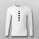Platonic Solids Funny Maths T-shirt For Men
