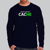 Please Clear Your Cache Men's Programmer T-Shirt