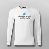 POLLUTION IS SO LOW THAT I CAN SEE DATA STORED IN THE CLOUD T-shirt For Men