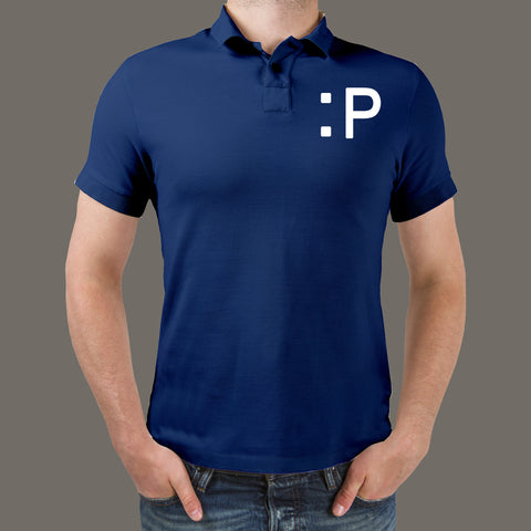 Tongue Smile Polo T-Shirt For Men Online India