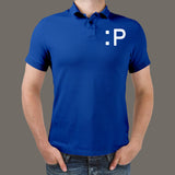 Tongue Smile Polo T-Shirt For Men Online Teez