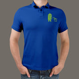 Android Peeing on Apple Polo T-Shirt For Men