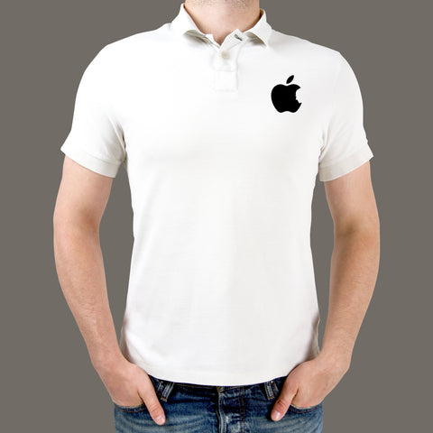 Steve Jobs in Apple Logo Polo T-Shirt For Men