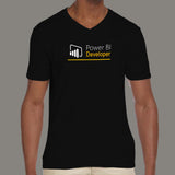 Power Bi Developer Men’s V Neck T-Shirt Online India