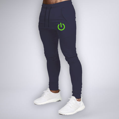 Power Button Jogger Track Pants With Zip for Men Online