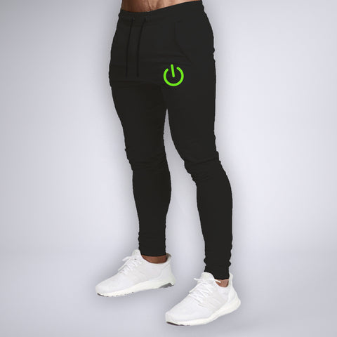 606's Stretchy Athletic Men's Black Joggers | Mugsy