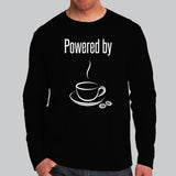 Powered By Coffee Tee - The Developer's Fuel
