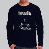 Powered By Coffee Tee - The Developer's Fuel