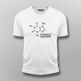 Caffeine V Neck T-Shirt For Men Online