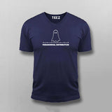 Pranormal Distribution V-Neck T-shirt For Men Online Teez 