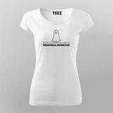 Pranormal Distribution T-Shirt For Women Online India 