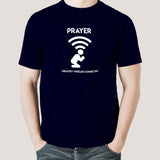 Prayer - Greatest Wireless Connection Men's Religious T-shirt
