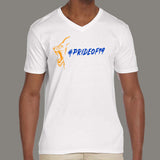 Chennai Super Kings - #Prideof19 Men's v neck T-shirt online india