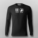 Problem Solved Men's Biker Fullsleeve T-Shirt Online