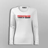 Procrastinator Full Sleeve T-Shirt For Women Online