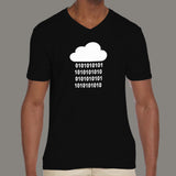 Binary Rain Programmer V Neck T-Shirt For Men Online India