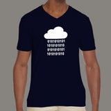 Binary Rain Programmer T-Shirt For Men