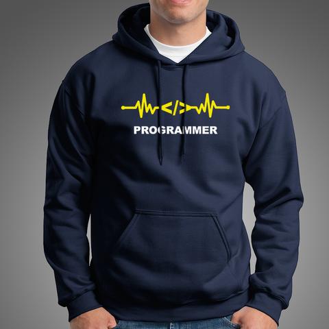 Buy This Programmer Heartbeat Offer Hoodie For Men