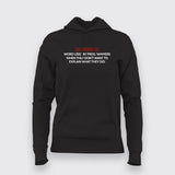 Algorithm Programmer Programming Hoodie For Women Online India