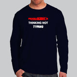 Programming Wisdom Men's T-Shirt - Think, Then Code
