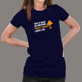 This Is What An Awesome Project Manager Looks Like Women's T-Shirt Online India