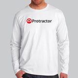 Protractor Geometric Men's Cotton T-Shirt