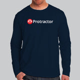 Protractor Geometric Men's Cotton T-Shirt