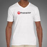 Protractor Automation Tool Programming V Neck T-Shirt For Men India