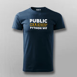 Beware: Python Wizard at Work Men's T-Shirt