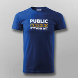 Beware: Python Wizard at Work Men's T-Shirt