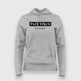Pull Stack Developer Hoodies For Women