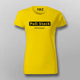Pull Stack Developer T-Shirt For Women