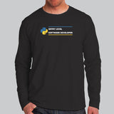 Python Entry Level Software Developer Men’s Profession Long Sleeve T-Shirt India
