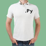Python Py File Format Programming Polo T-Shirt For Men  India